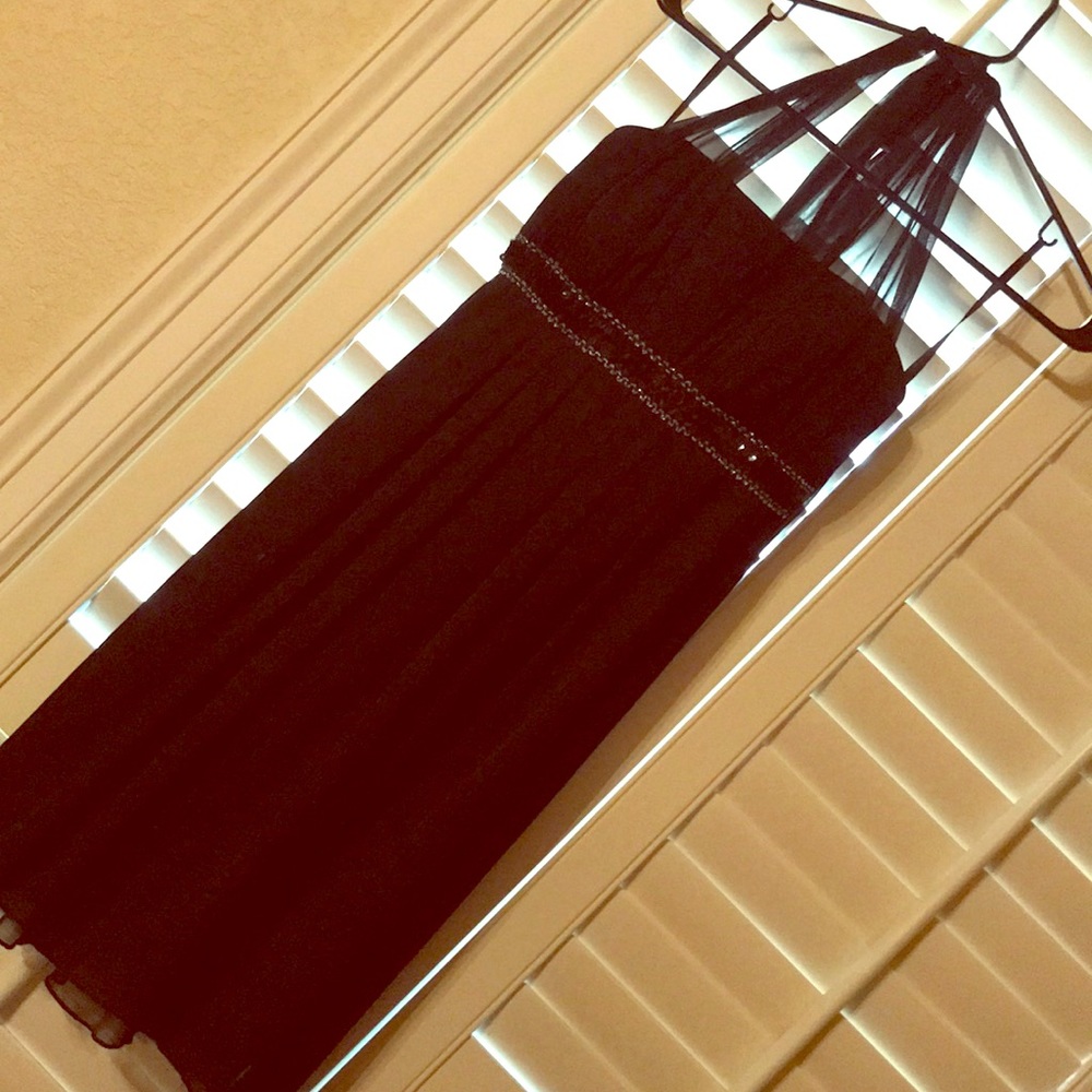 Black cocktail dress